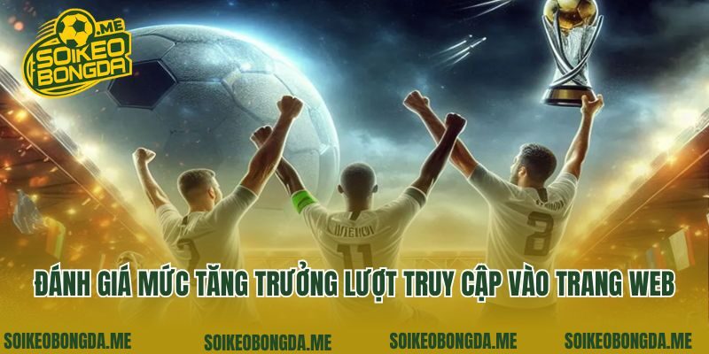 Đánh giá mức tăng trưởng lượt truy cập vào trang web